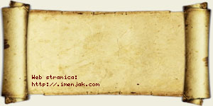 Tina Jočanin vizit kartica